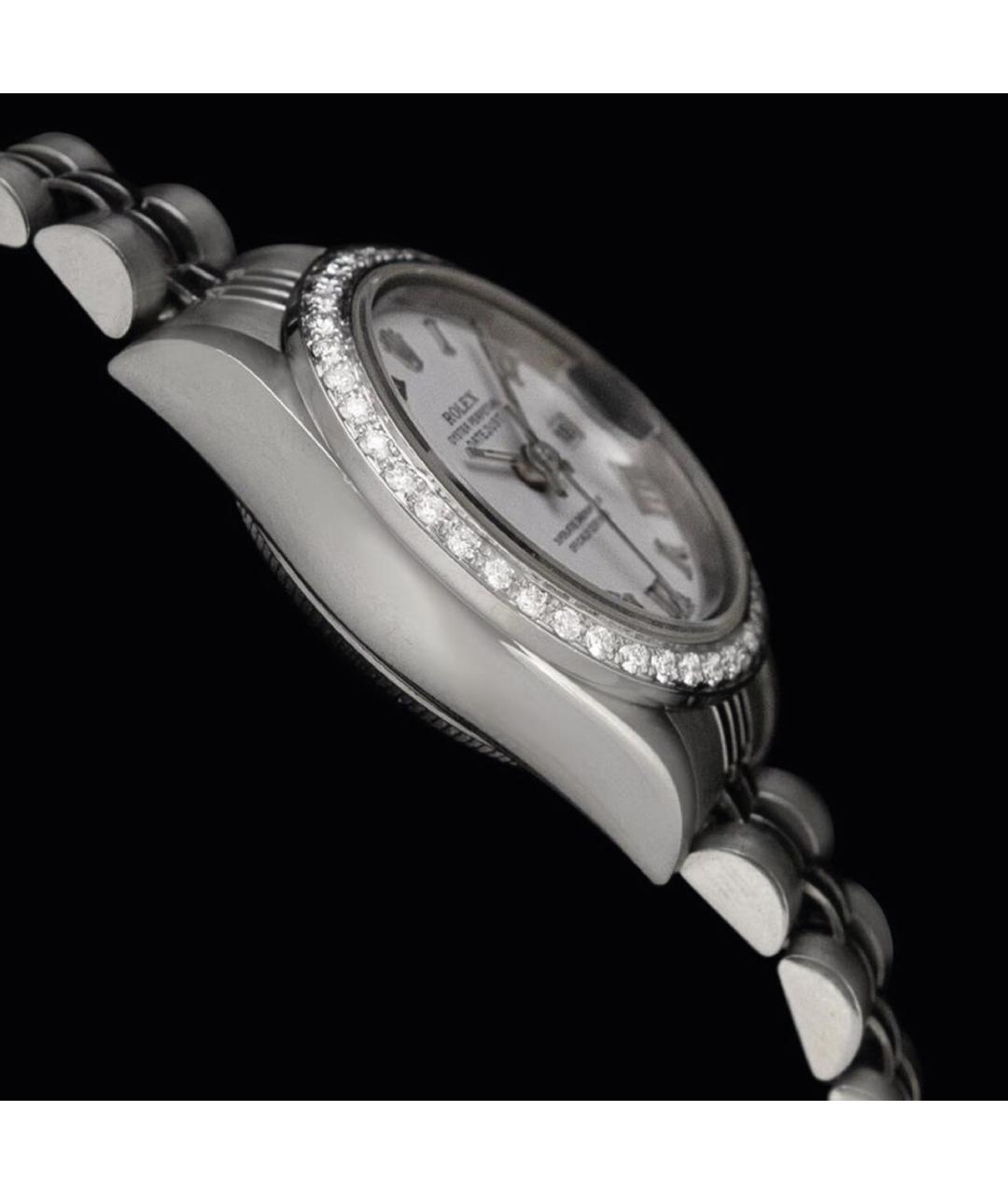 ROLEX Серебряные часы из белого золота, фото 3