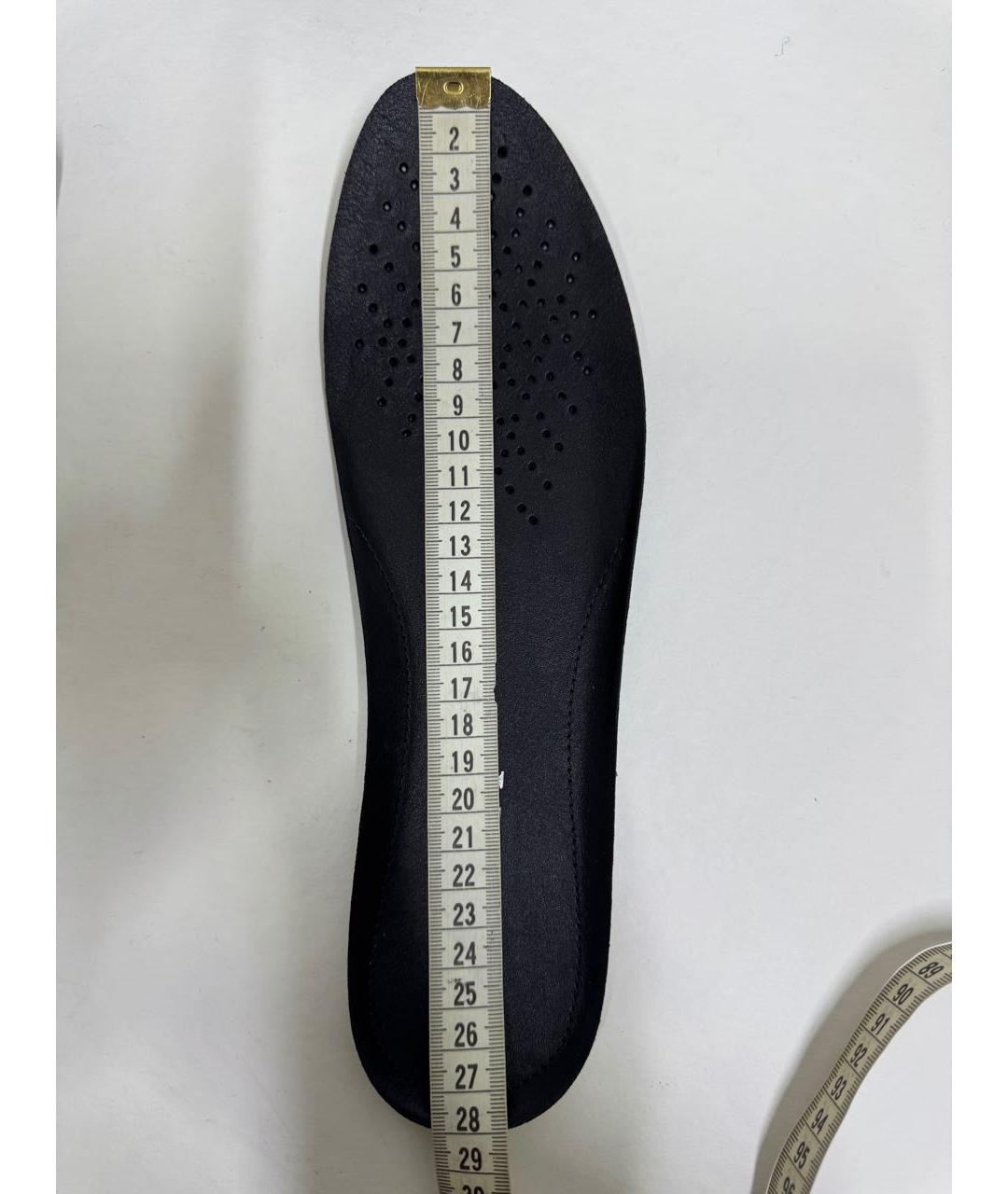 PRADA Черные кожаные низкие кроссовки / кеды, фото 8