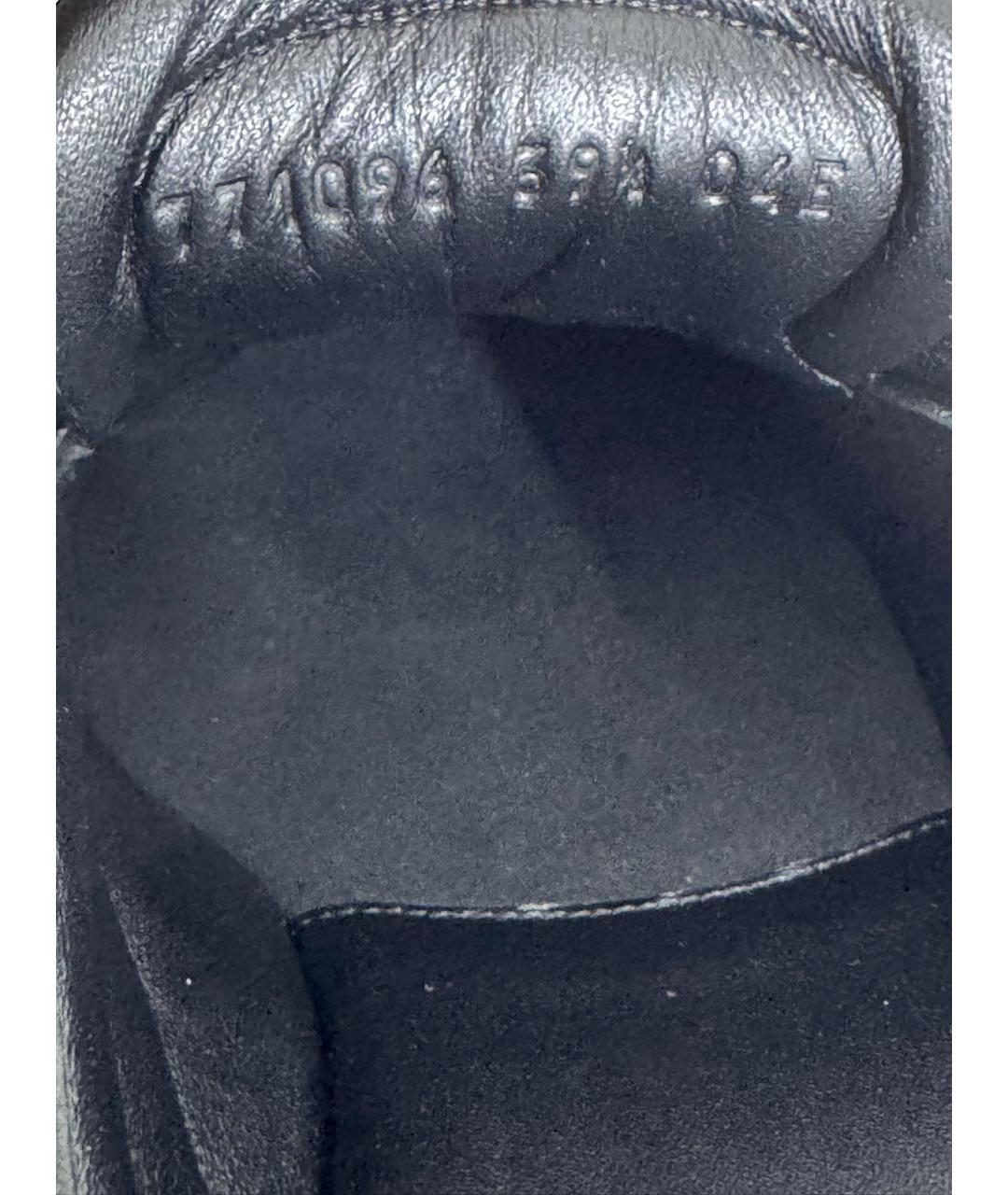 GUCCI Черные кожаные мюли, фото 7