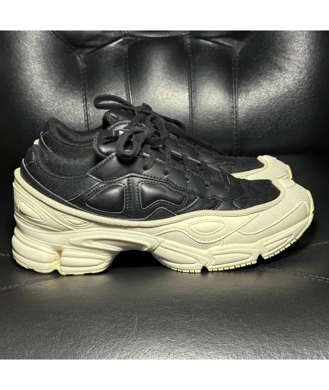 ADIDAS X RAF SIMONS Белые текстильные низкие кроссовки / кеды, фото 9