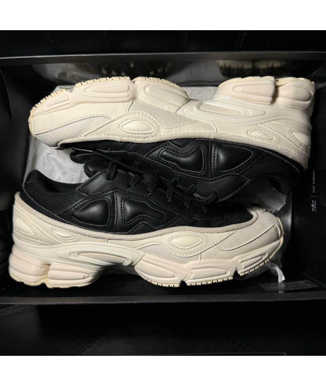 ADIDAS X RAF SIMONS Белые текстильные низкие кроссовки / кеды, фото 7