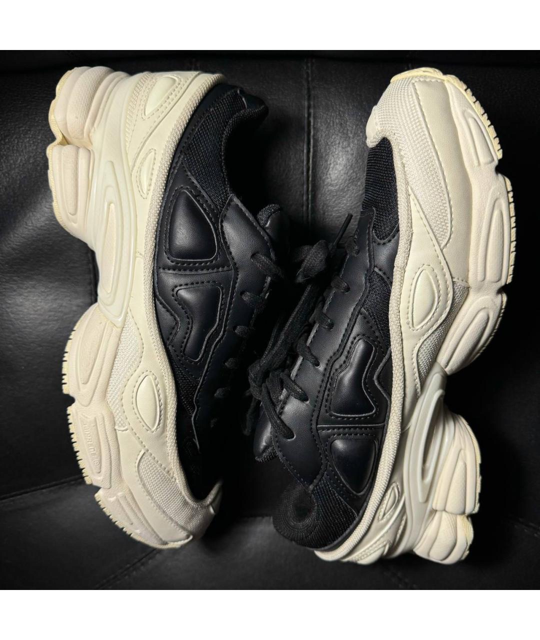 ADIDAS X RAF SIMONS Белые текстильные низкие кроссовки / кеды, фото 4