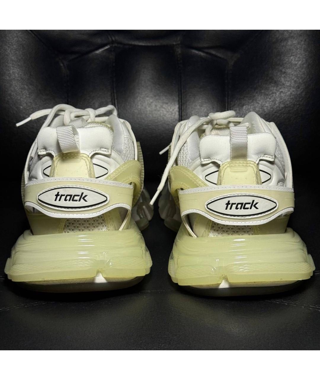 BALENCIAGA Бежевые текстильные низкие кроссовки / кеды, фото 2