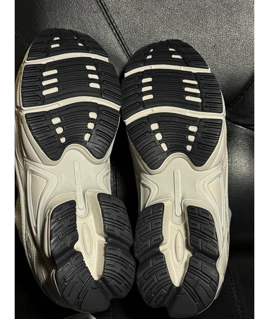 ADIDAS X RAF SIMONS Белые текстильные низкие кроссовки / кеды, фото 8