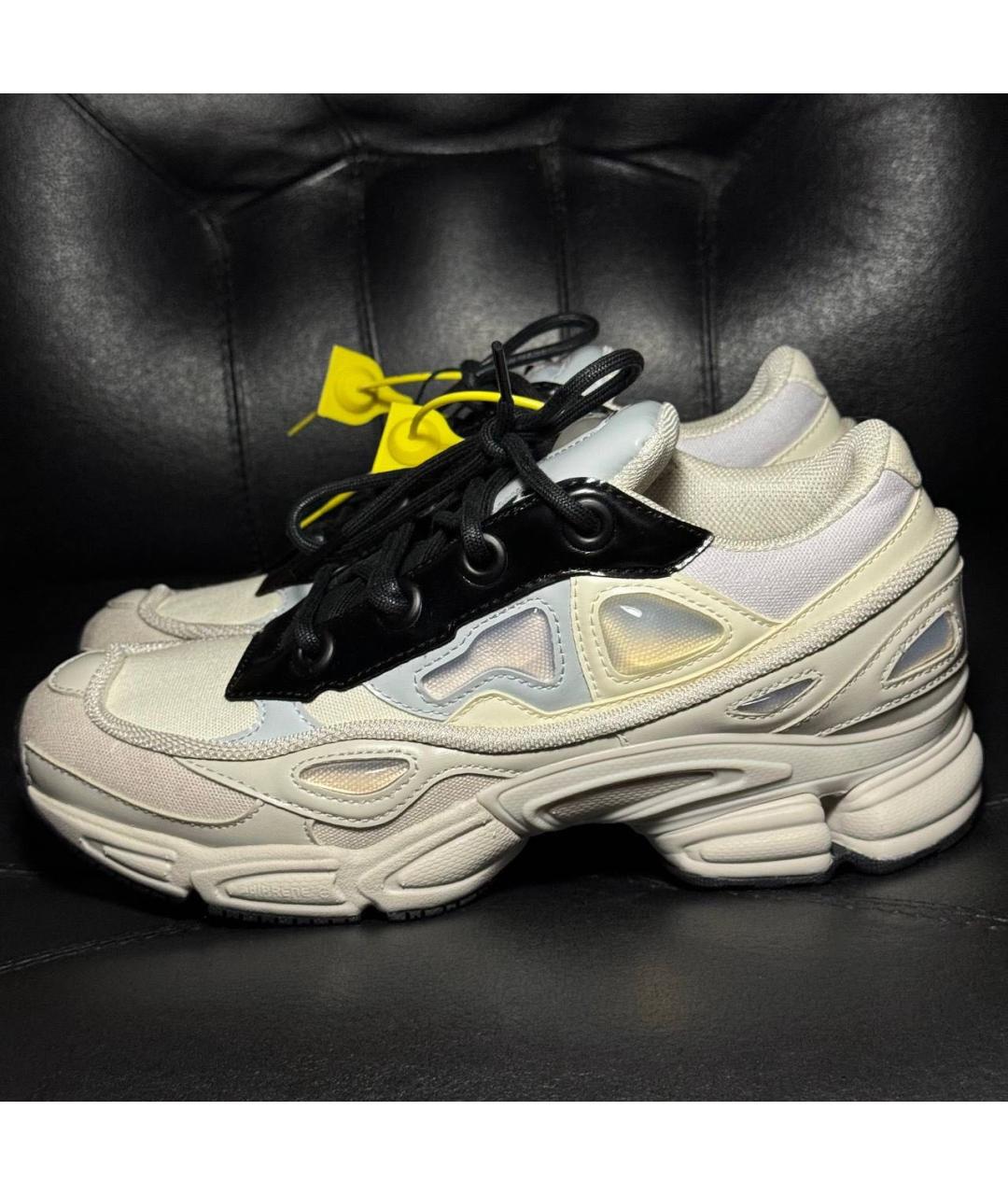 ADIDAS X RAF SIMONS Белые текстильные кроссовки, фото 3