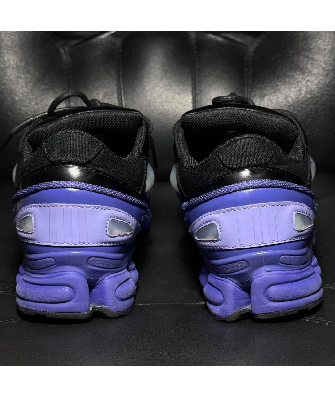 ADIDAS X RAF SIMONS Фиолетовые текстильные низкие кроссовки / кеды, фото 2