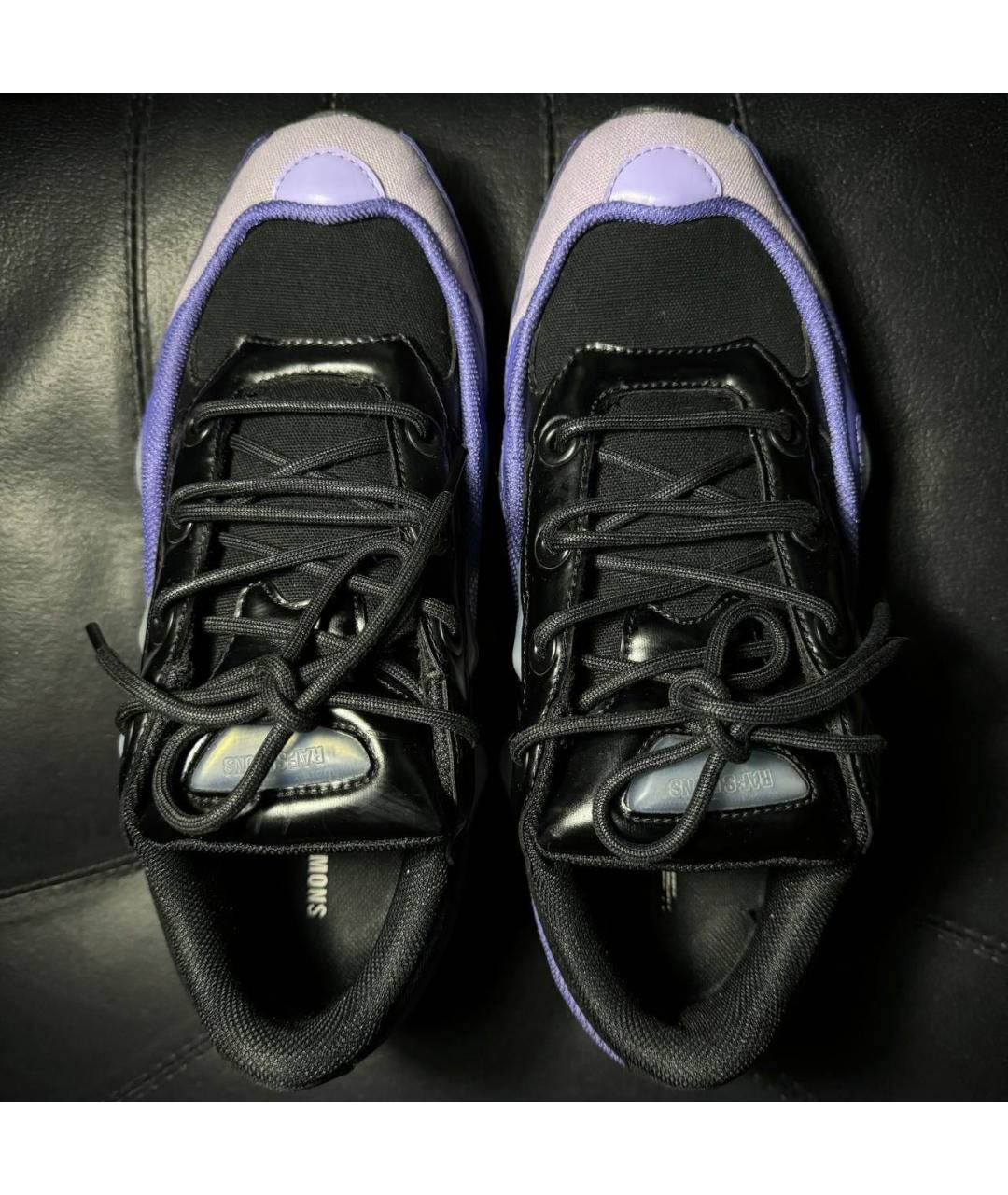 ADIDAS X RAF SIMONS Фиолетовые текстильные низкие кроссовки / кеды, фото 6