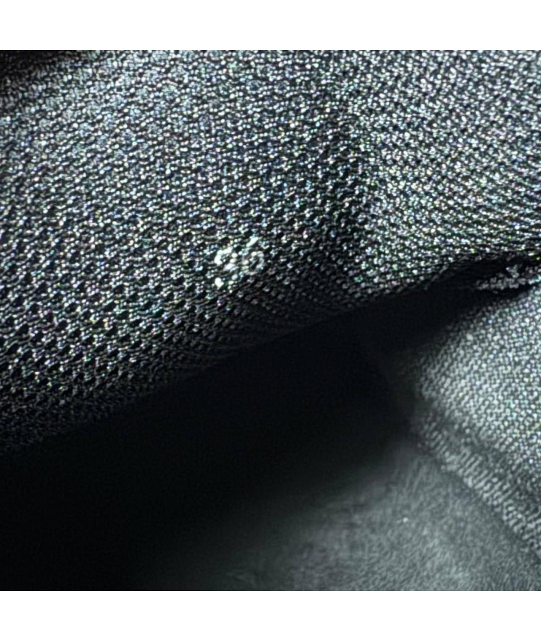 RAF SIMONS Черные текстильные кроссовки, фото 6