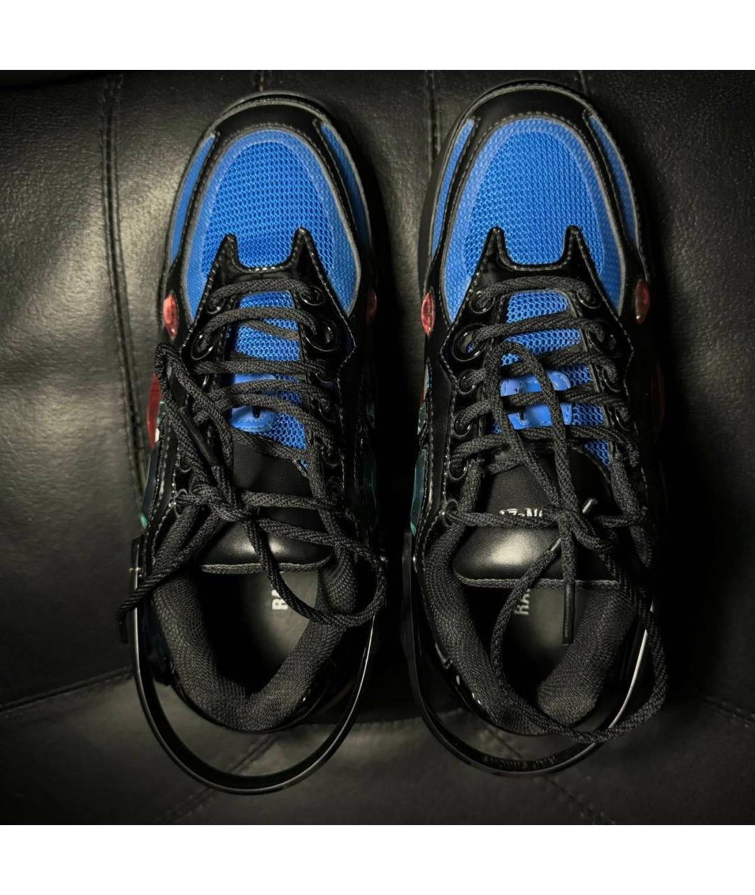 RAF SIMONS Черные текстильные кроссовки, фото 8