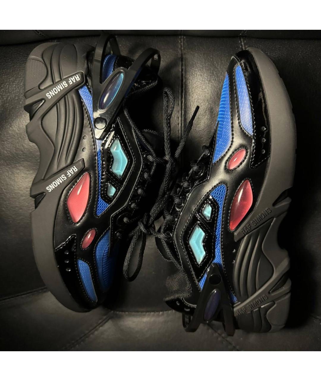 RAF SIMONS Черные текстильные кроссовки, фото 4