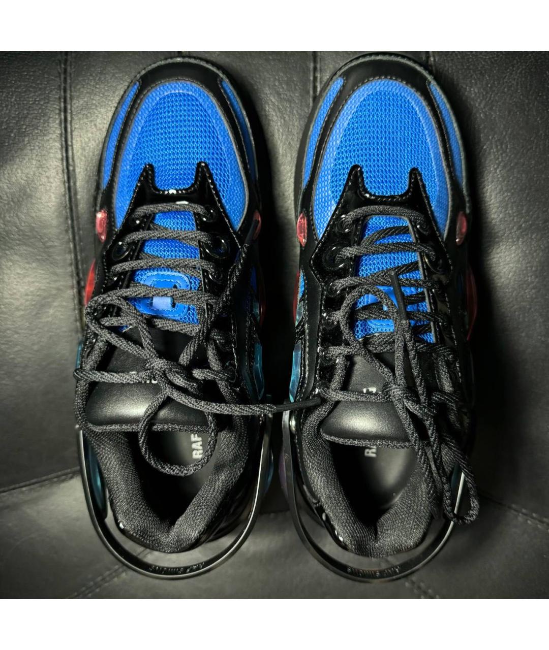 RAF SIMONS Черные текстильные кроссовки, фото 8