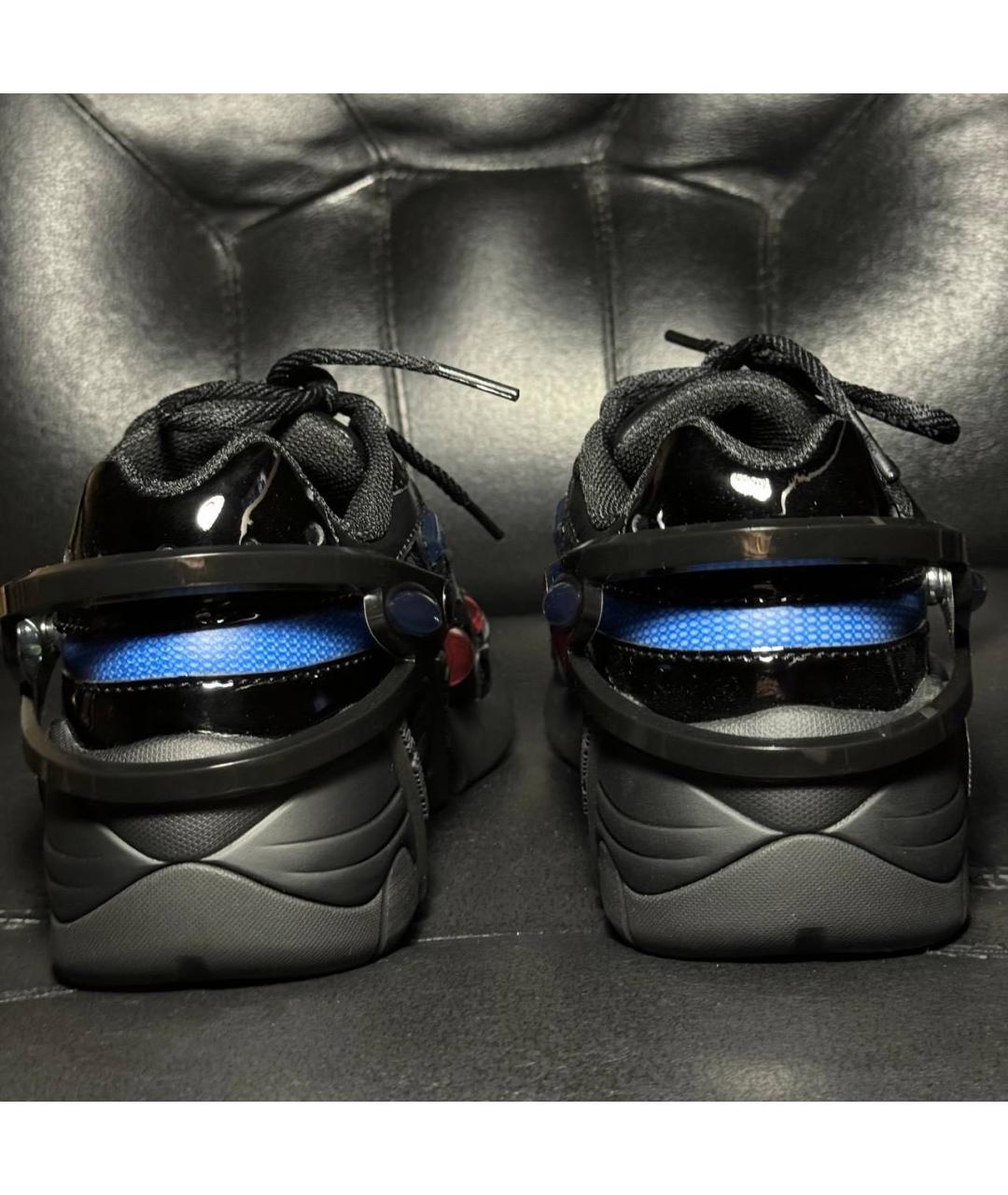 RAF SIMONS Черные текстильные кроссовки, фото 2