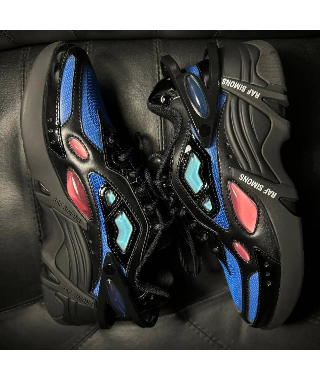 RAF SIMONS Черные текстильные кроссовки, фото 5