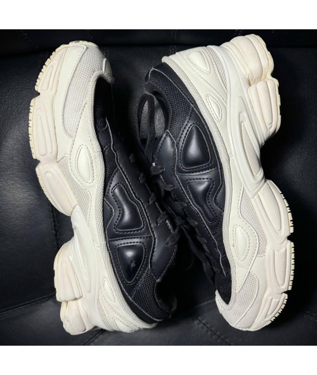 ADIDAS X RAF SIMONS Белые текстильные низкие кроссовки / кеды, фото 5