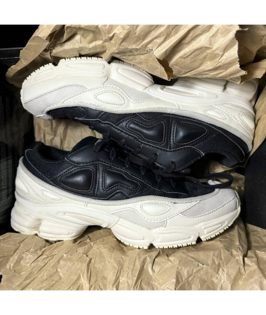 ADIDAS X RAF SIMONS Белые текстильные низкие кроссовки / кеды, фото 8