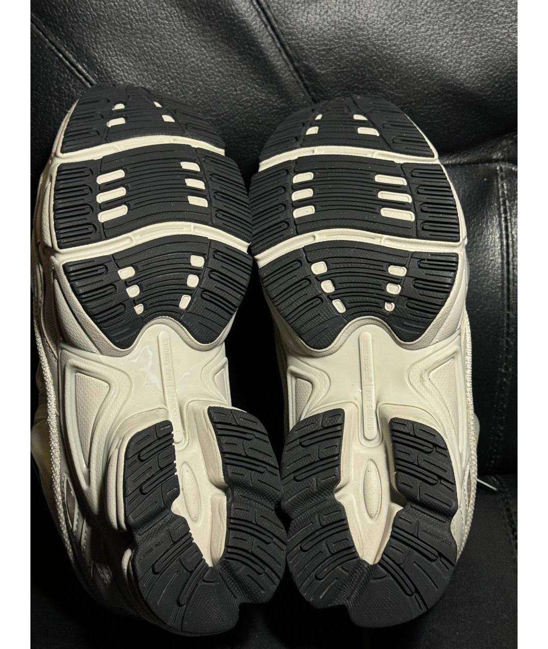 ADIDAS X RAF SIMONS Белые текстильные низкие кроссовки / кеды, фото 8