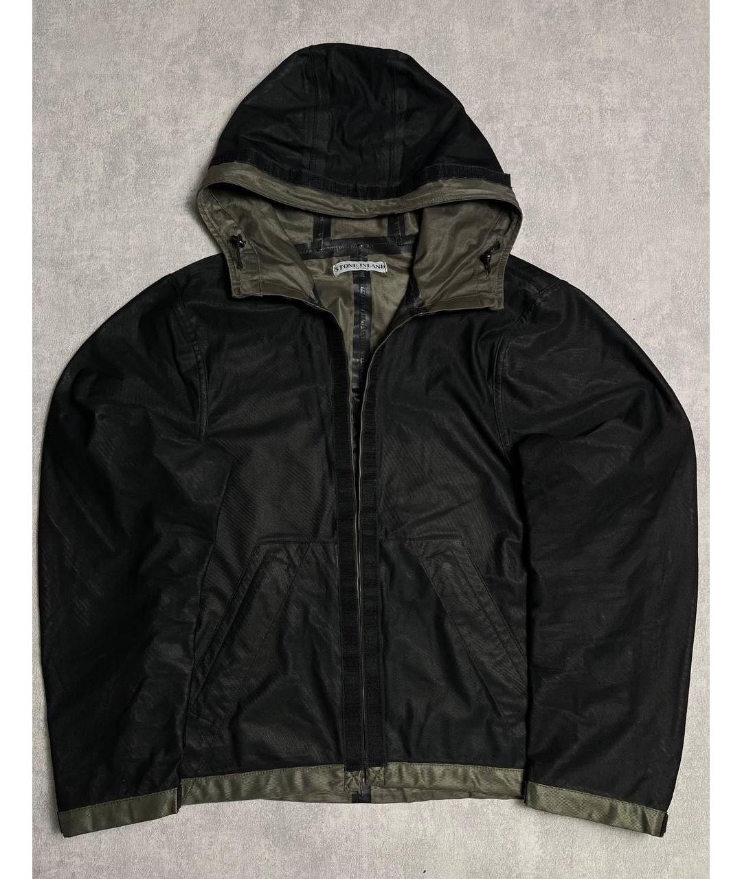 STONE ISLAND Хаки полиамидовая куртка, фото 4