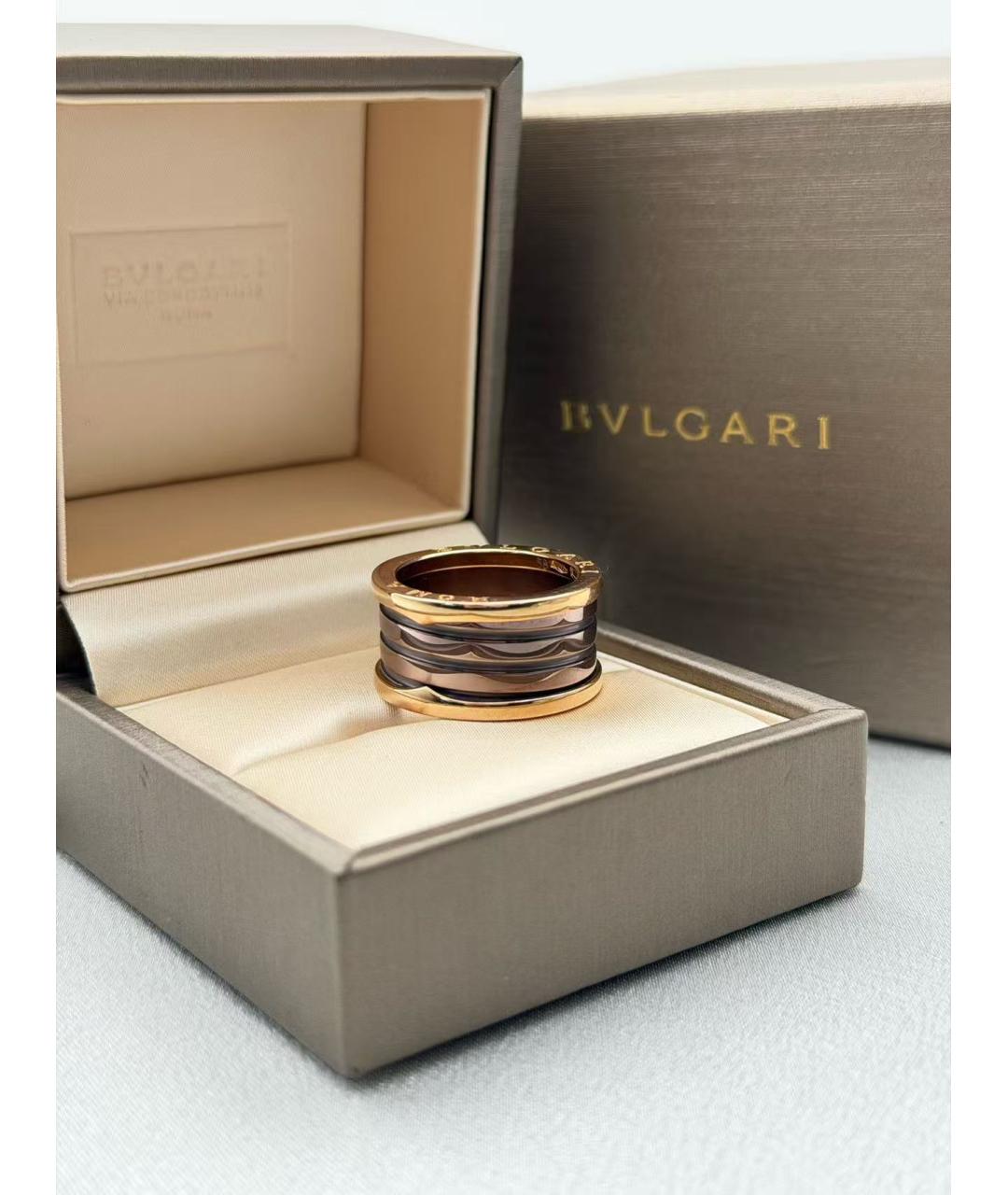 BVLGARI Золотое кольцо из розового золота, фото 4