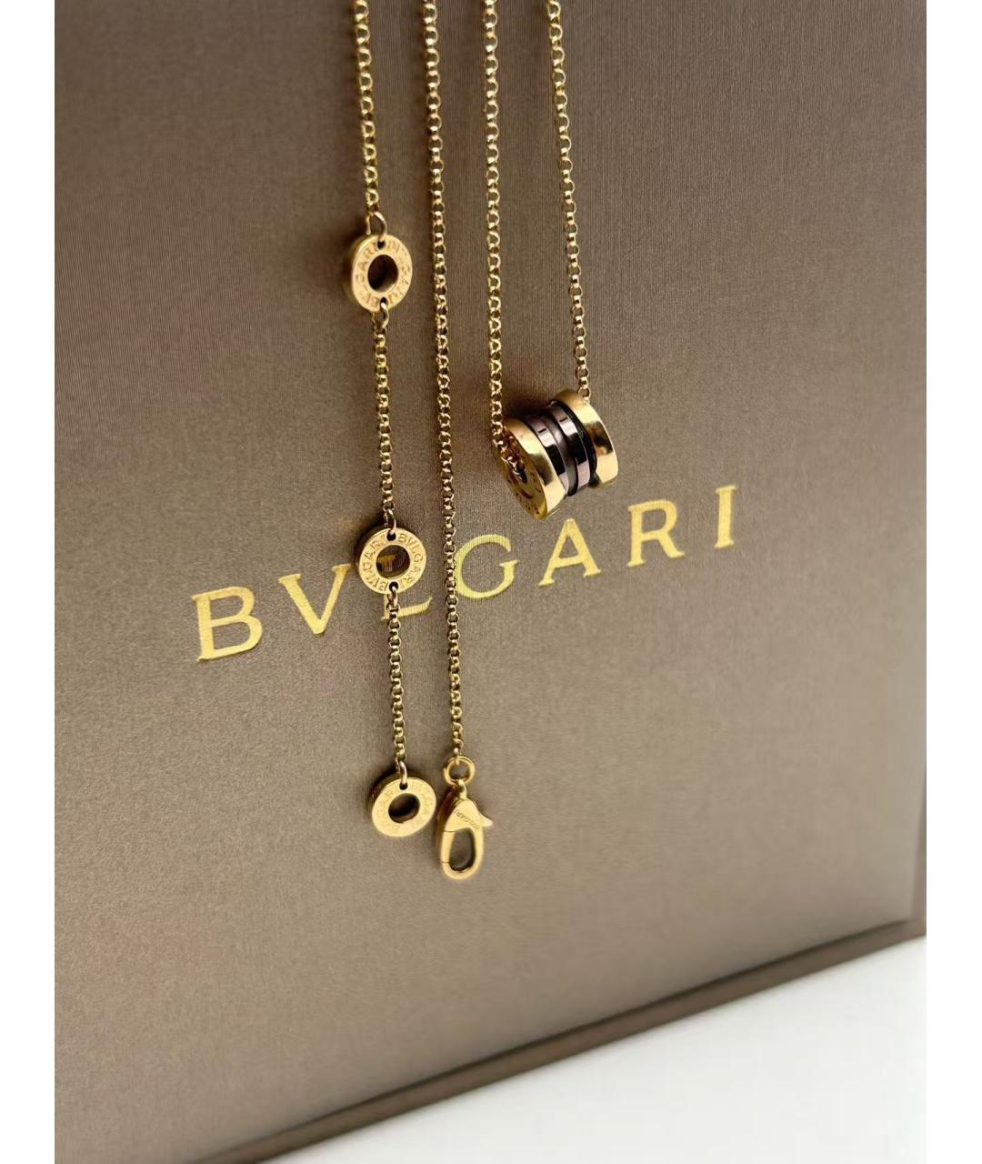 BVLGARI Золотое колье из розового золота, фото 5