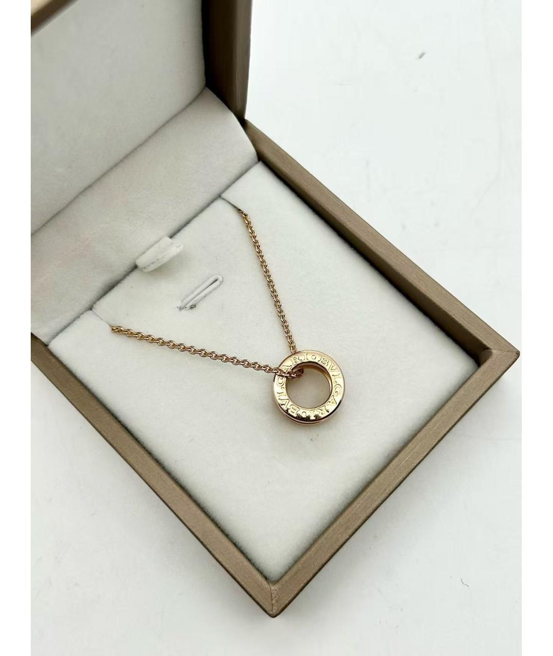 BVLGARI Золотое колье из розового золота, фото 3