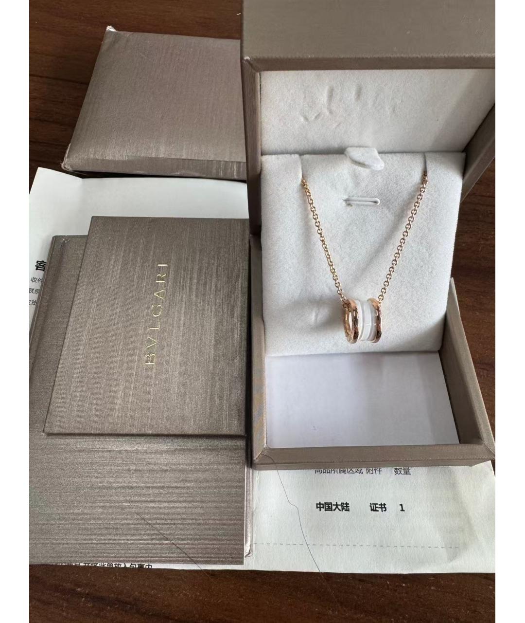 BVLGARI Золотое колье из розового золота, фото 6