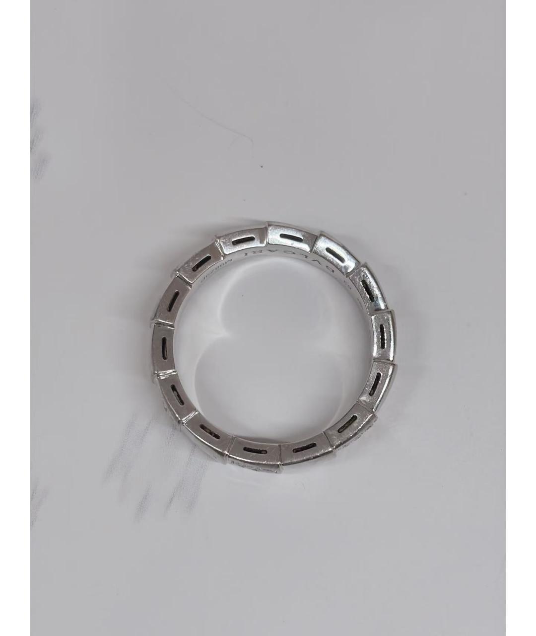 BVLGARI Серебряное кольцо из белого золота, фото 4