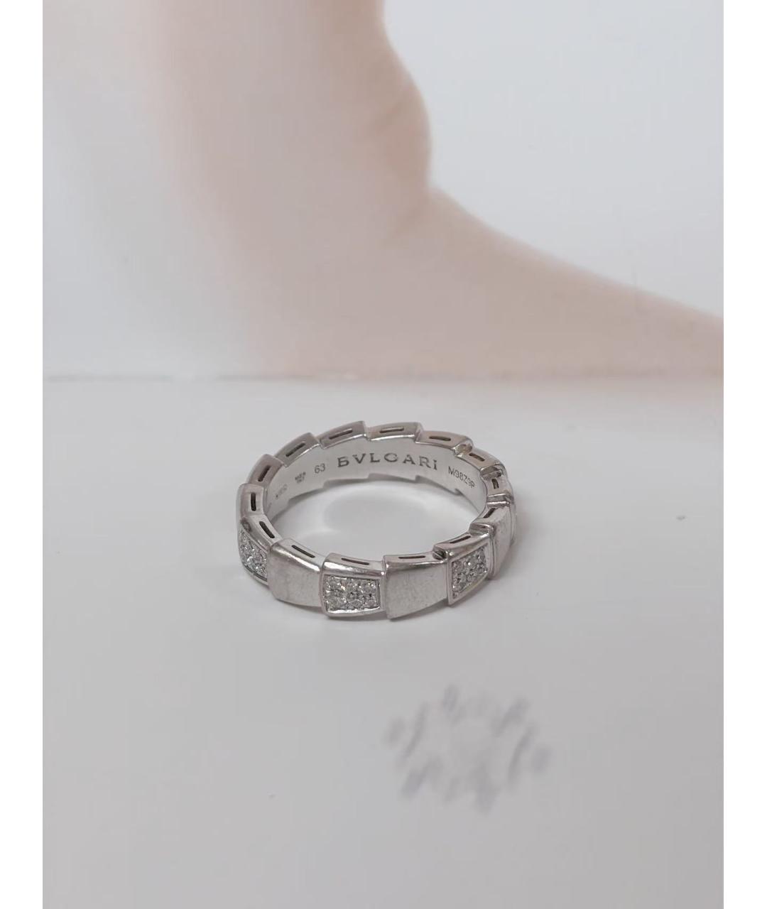BVLGARI Серебряное кольцо из белого золота, фото 3