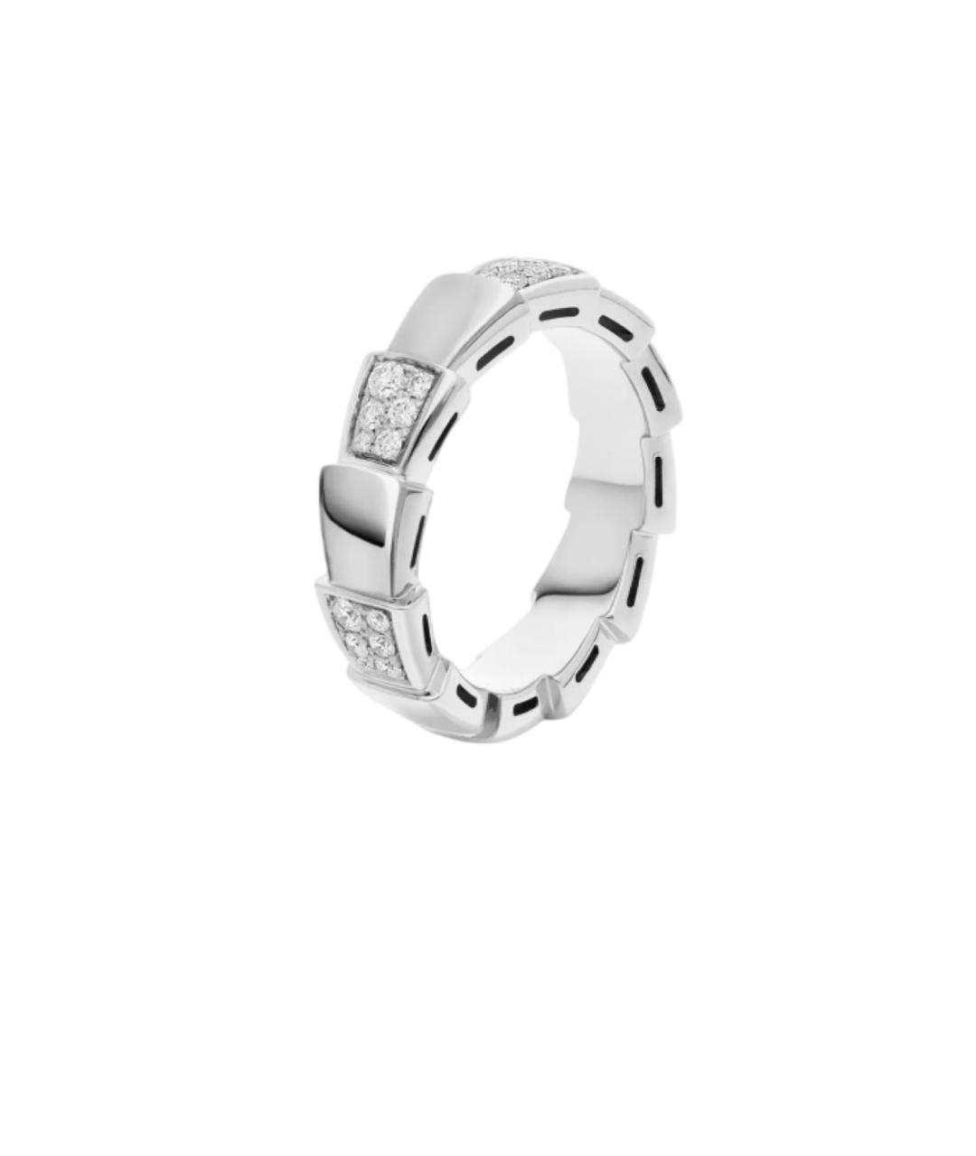 BVLGARI Серебряное кольцо из белого золота, фото 7