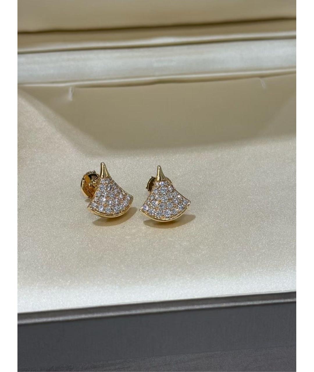 BVLGARI Золотые серьги из розового золота, фото 3