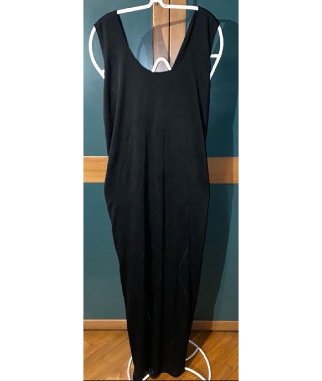 ACNE STUDIOS Черное полиэстеровое вечернее платье, фото 9