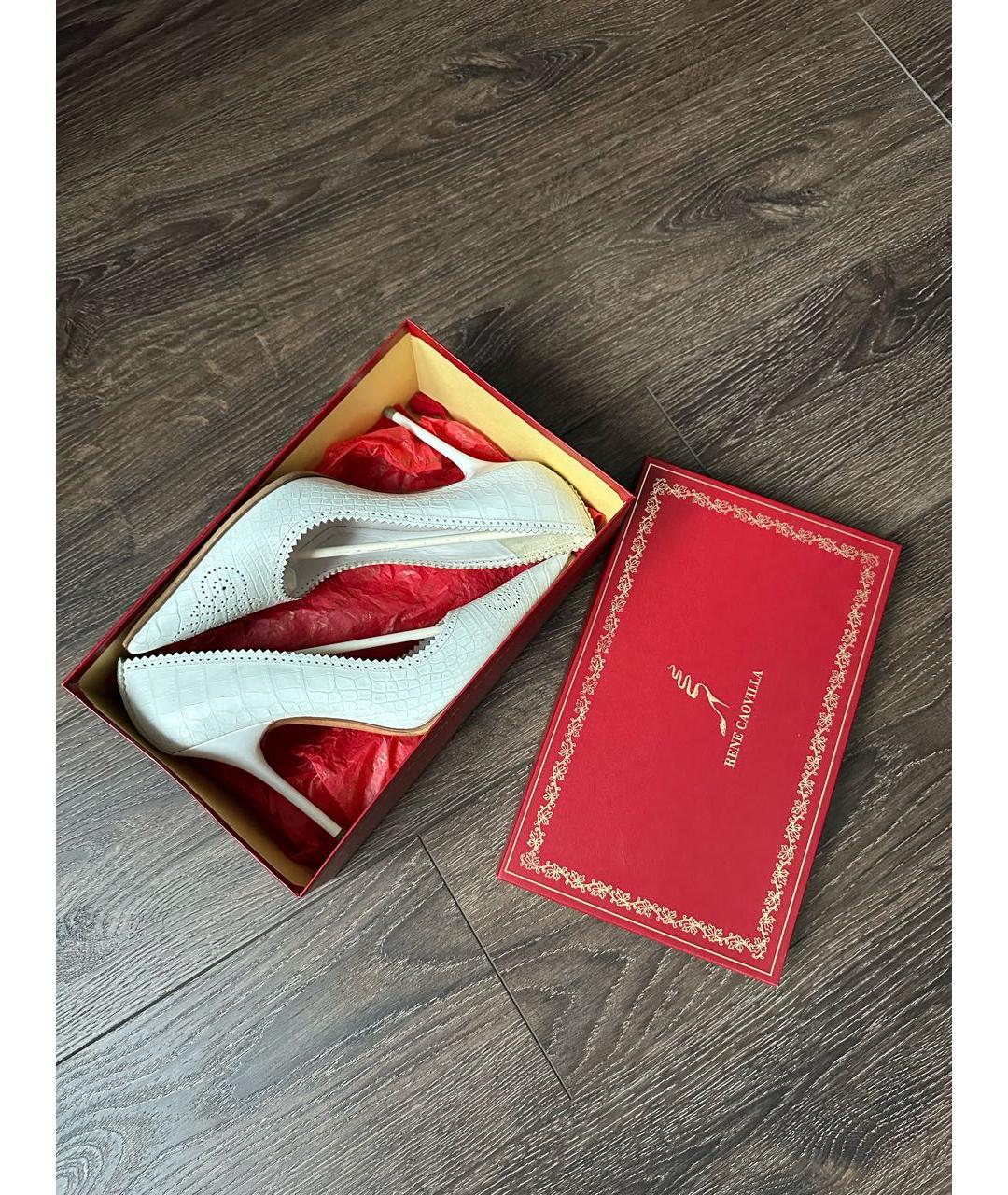 RENE CAOVILLA Белые туфли, фото 5