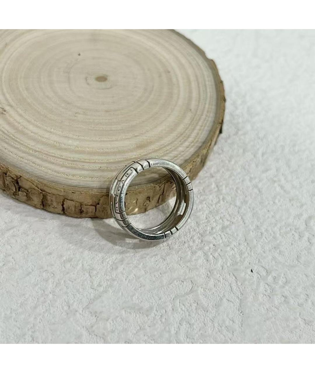 BVLGARI Серебряное кольцо из белого золота, фото 5