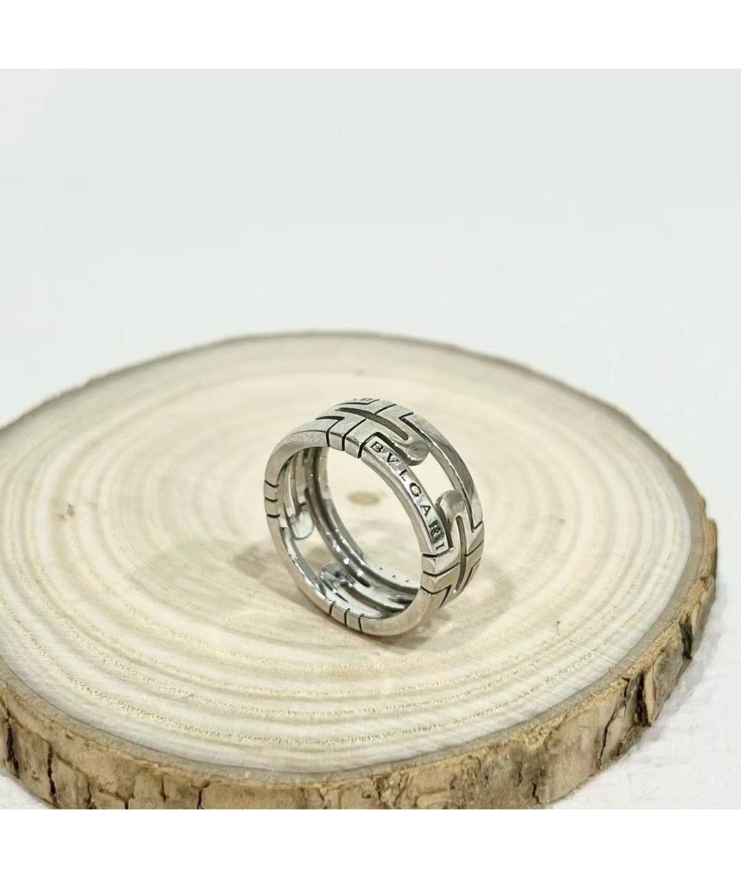 BVLGARI Серебряное кольцо из белого золота, фото 2