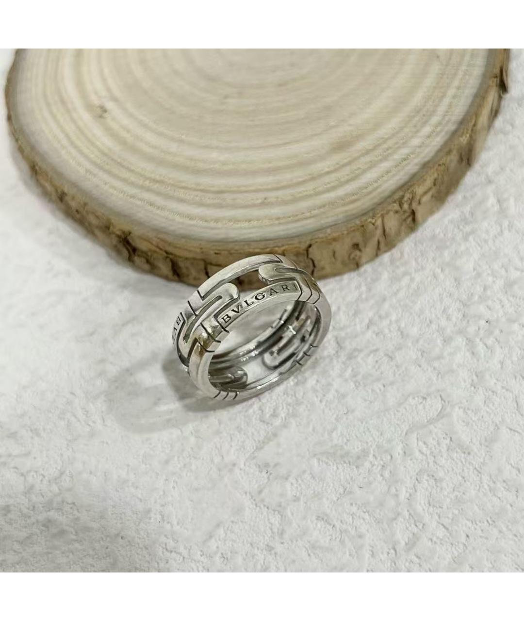 BVLGARI Серебряное кольцо из белого золота, фото 4