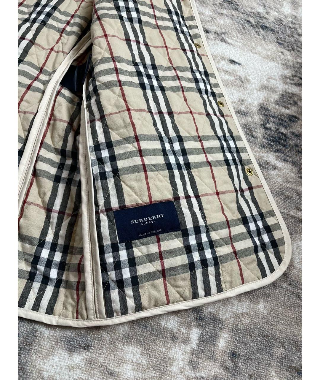 BURBERRY Бежевая куртка, фото 4