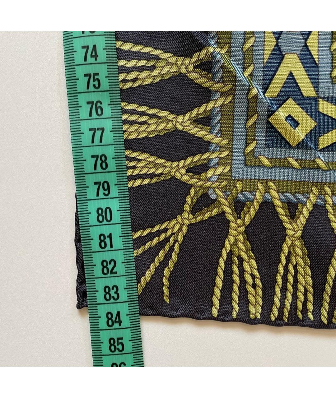 GUCCI Зеленый шелковый платок, фото 4
