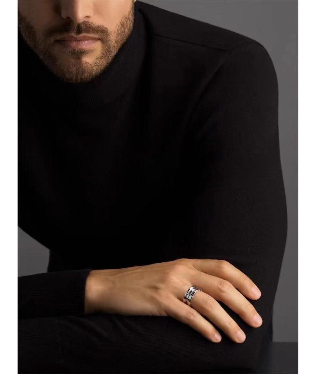 BVLGARI Серебряное кольцо из белого золота, фото 5