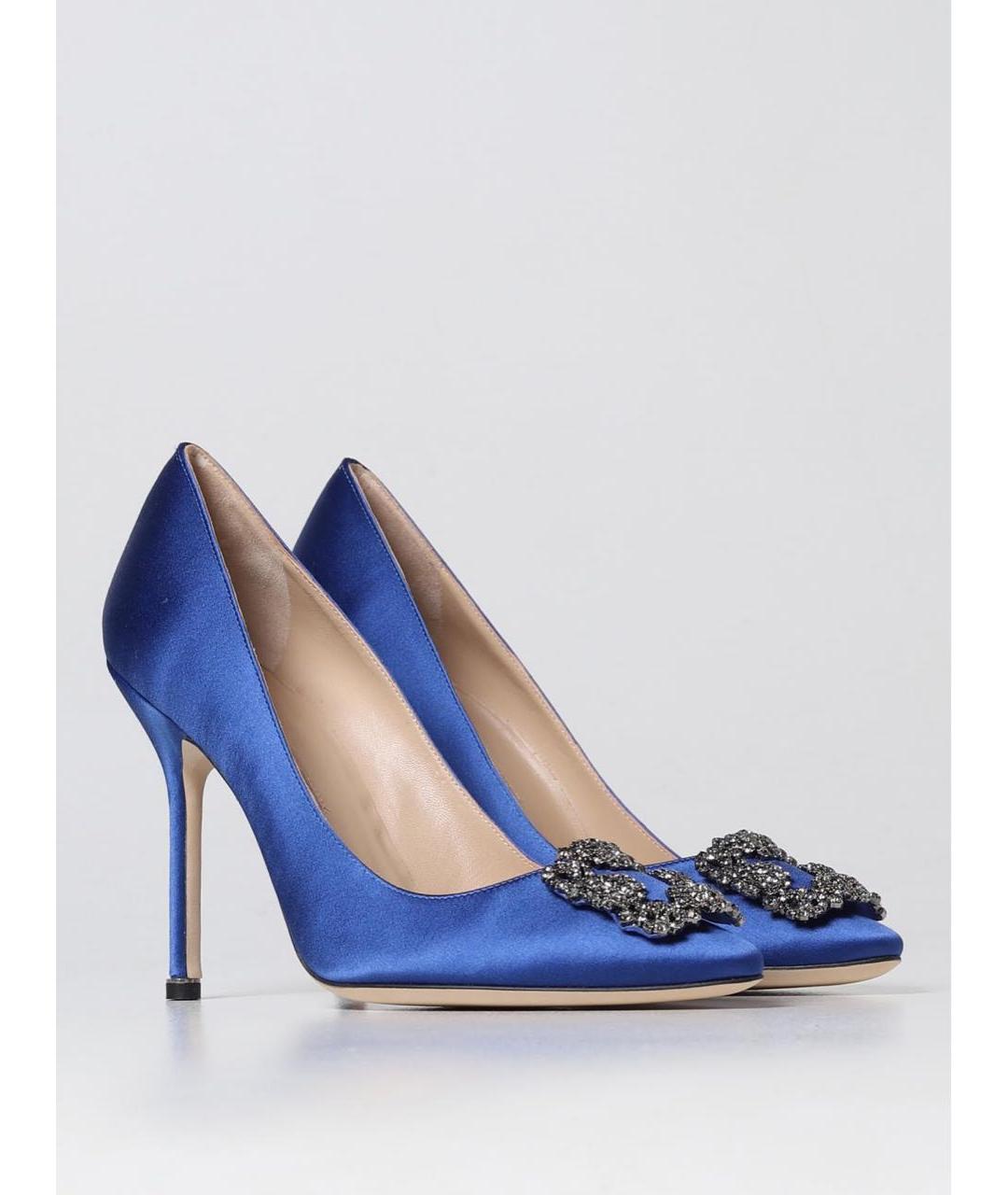 MANOLO BLAHNIK Синие туфли, фото 3