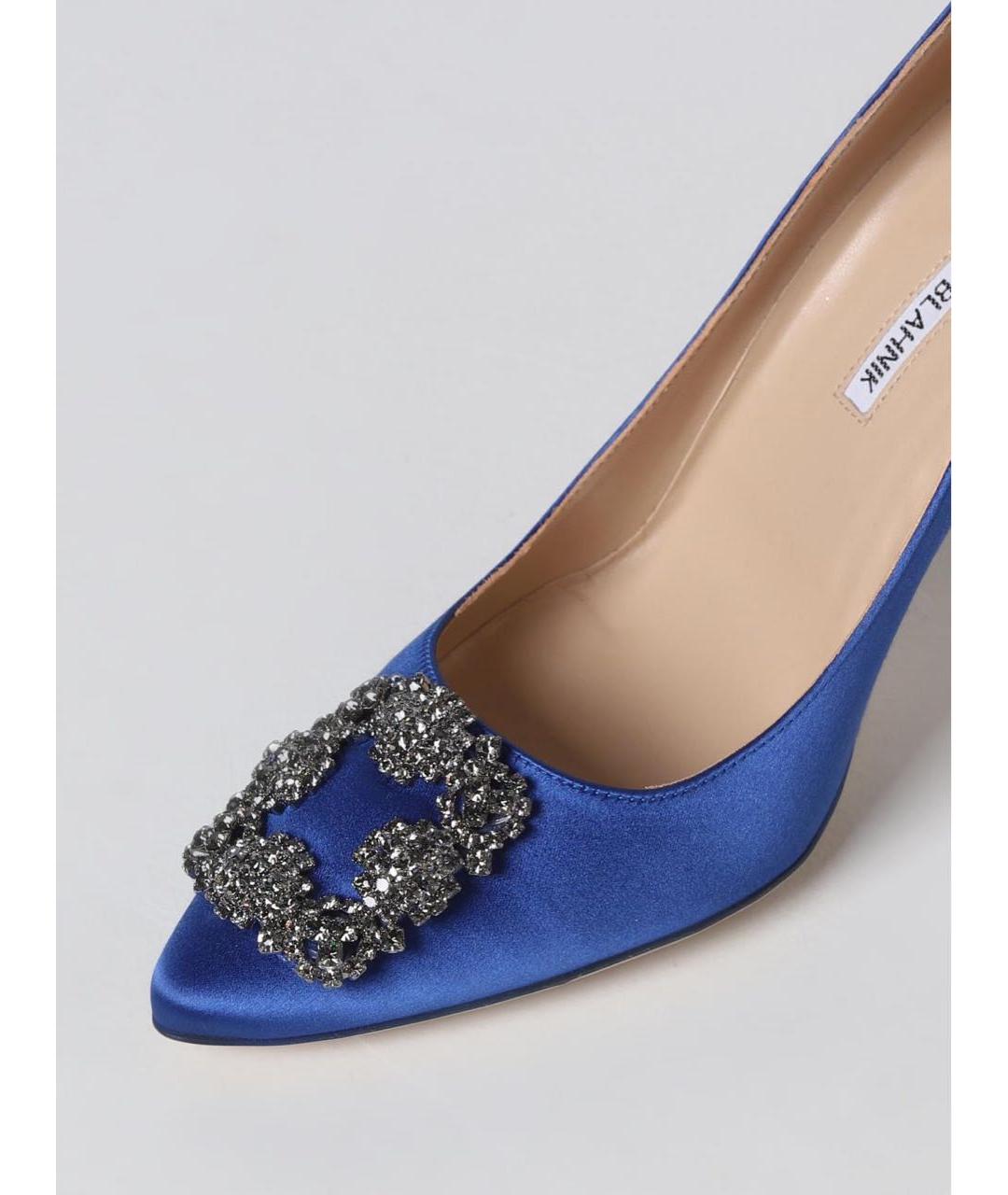 MANOLO BLAHNIK Синие туфли, фото 2