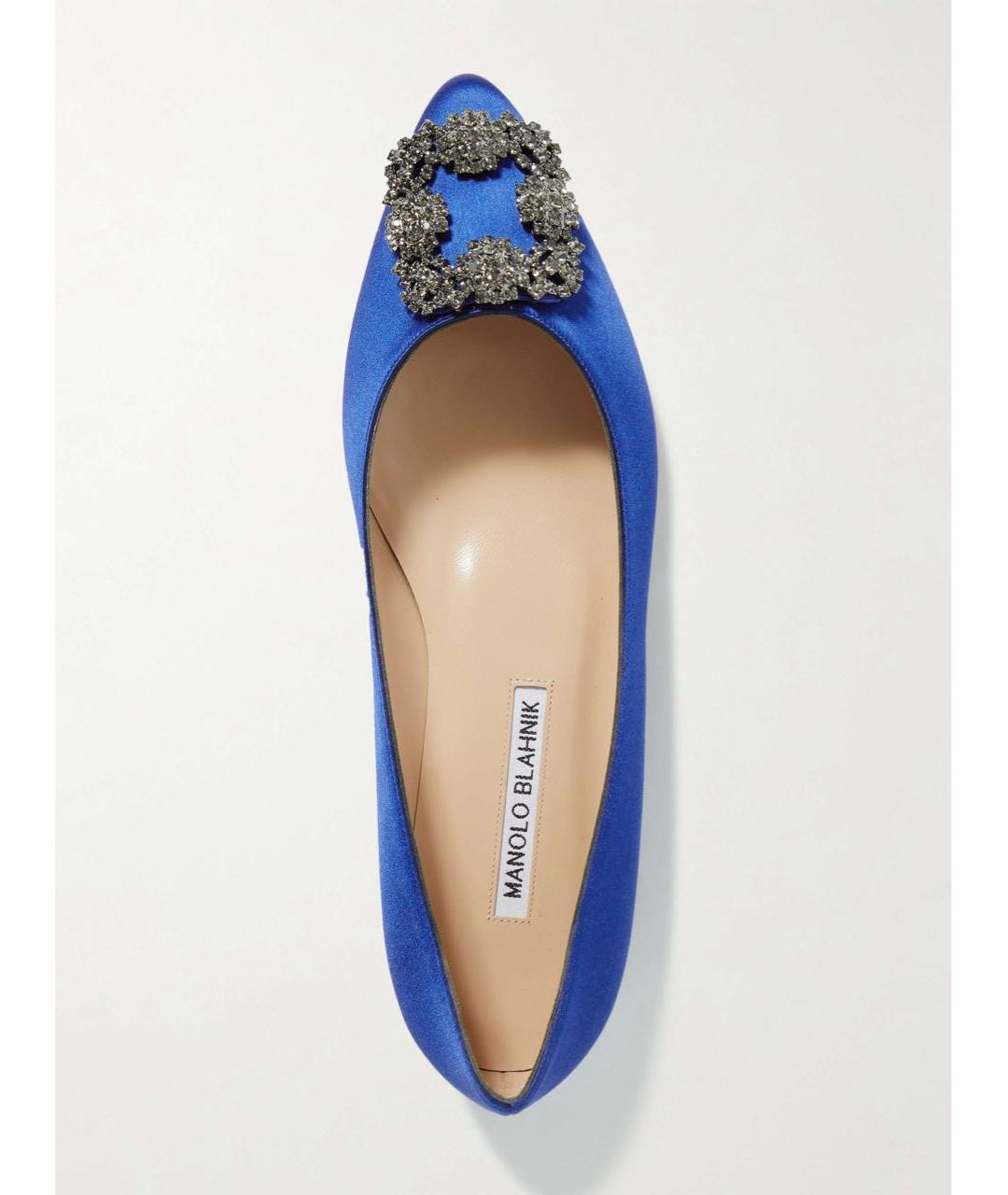 MANOLO BLAHNIK Синие туфли, фото 4