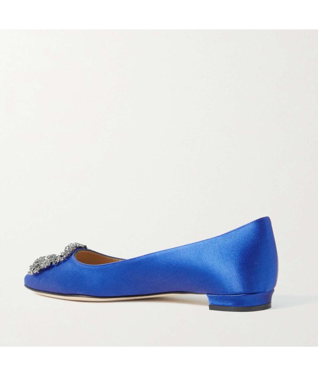 MANOLO BLAHNIK Синие туфли, фото 5