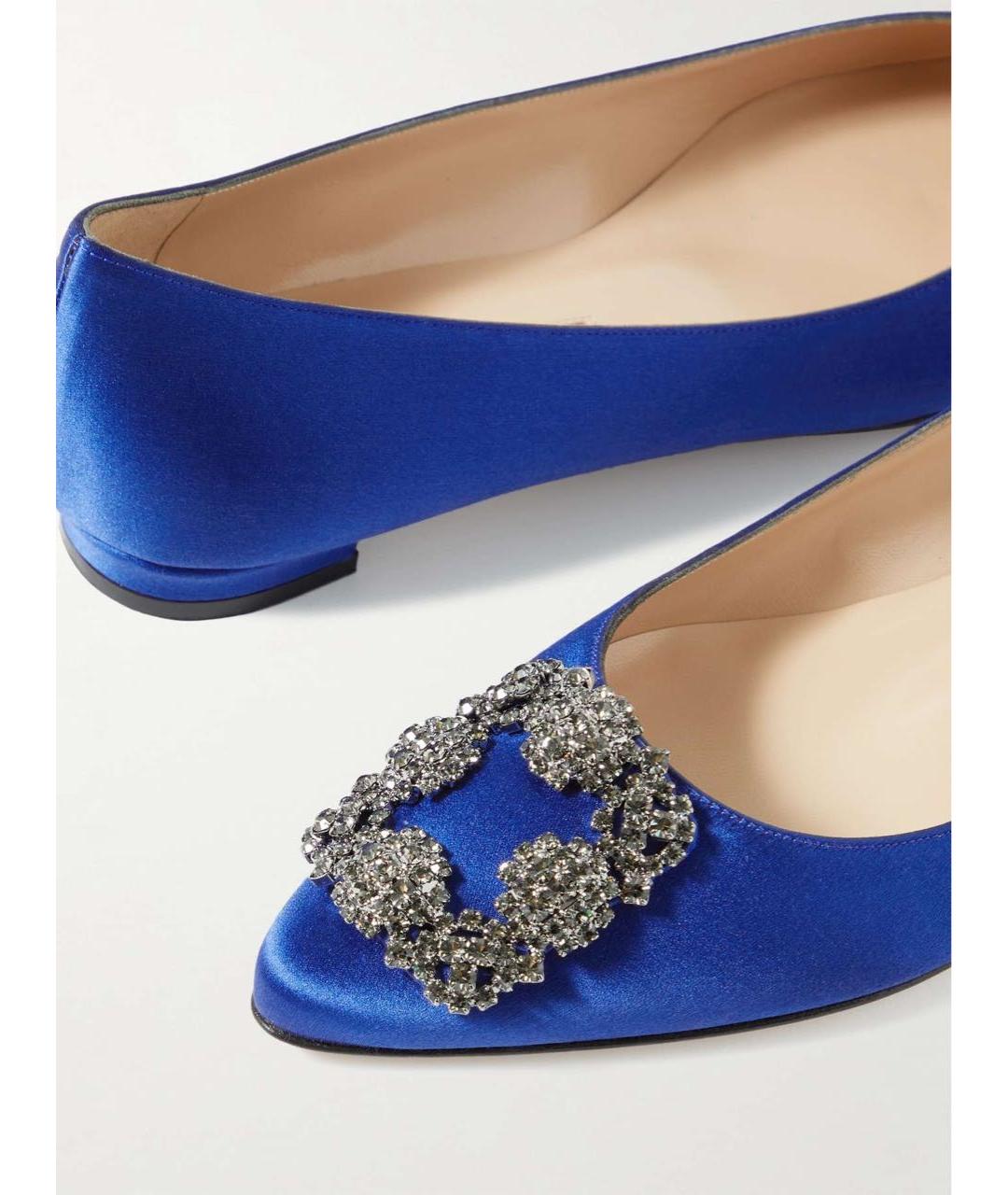 MANOLO BLAHNIK Синие туфли, фото 3