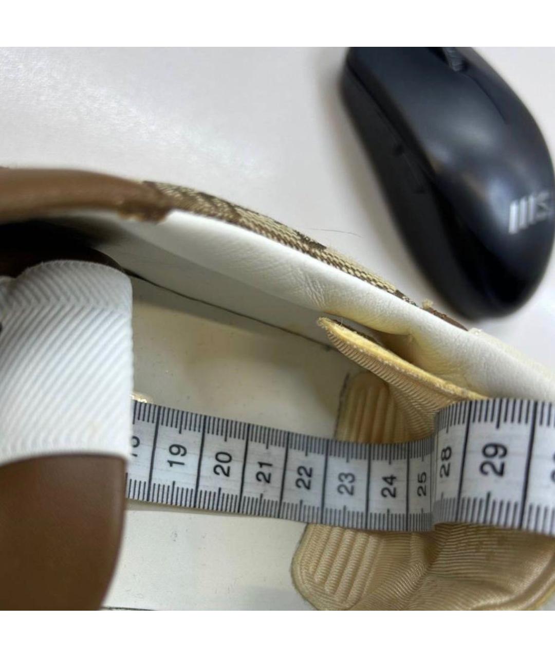 GUCCI Коричневые кеды, фото 8