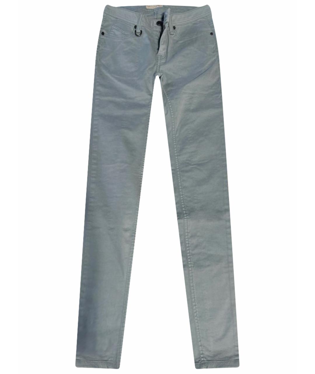 BURBERRY Хлопковые прямые джинсы, фото 1