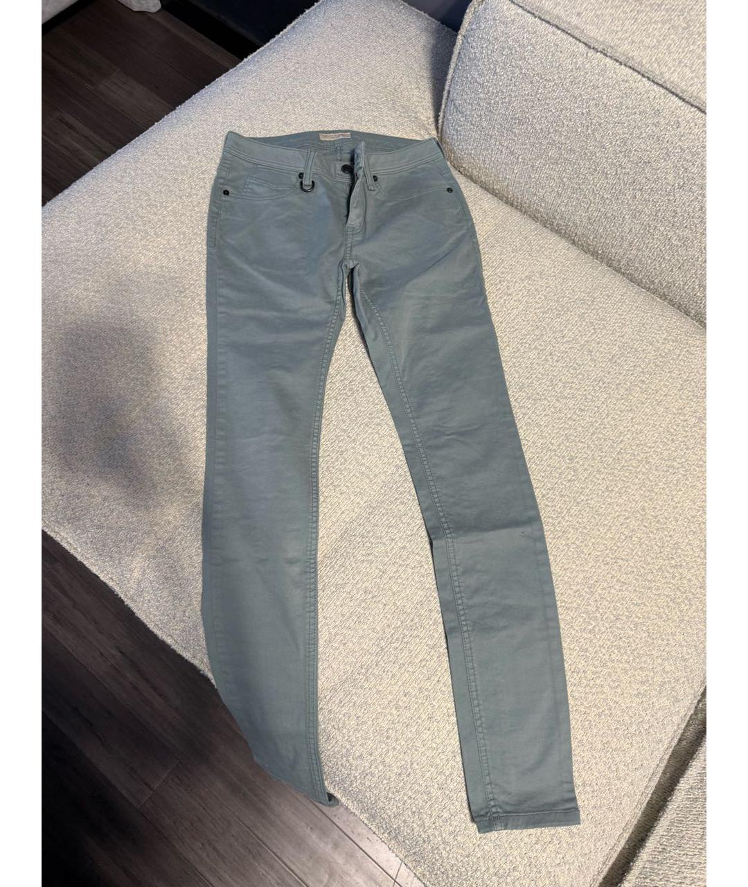 BURBERRY Хлопковые прямые джинсы, фото 6