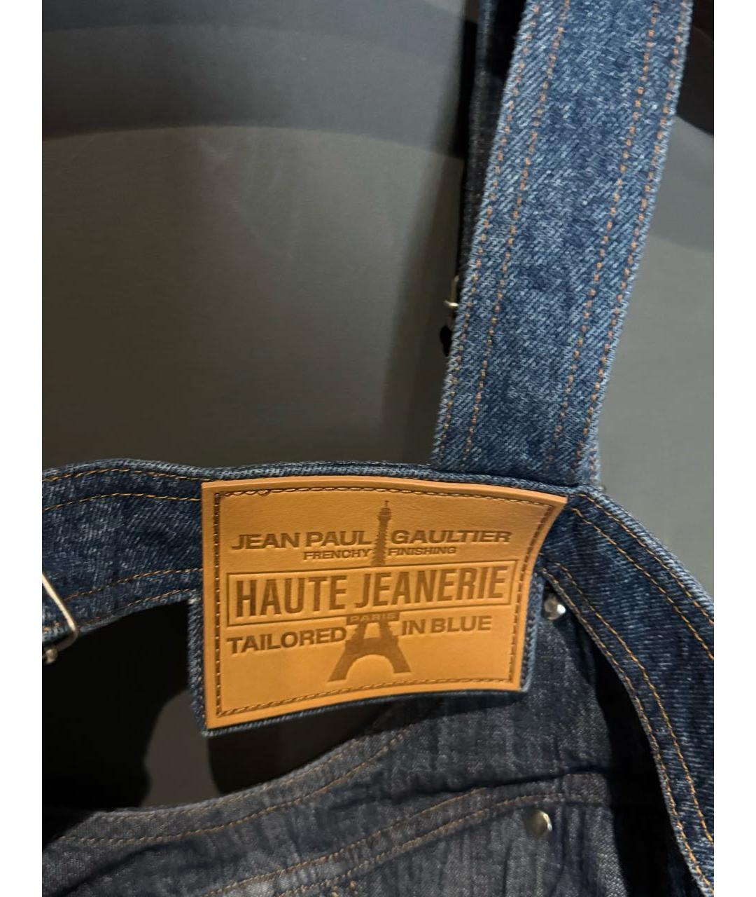 JEAN PAUL GAULTIER Темно-синий деним корсет, фото 8