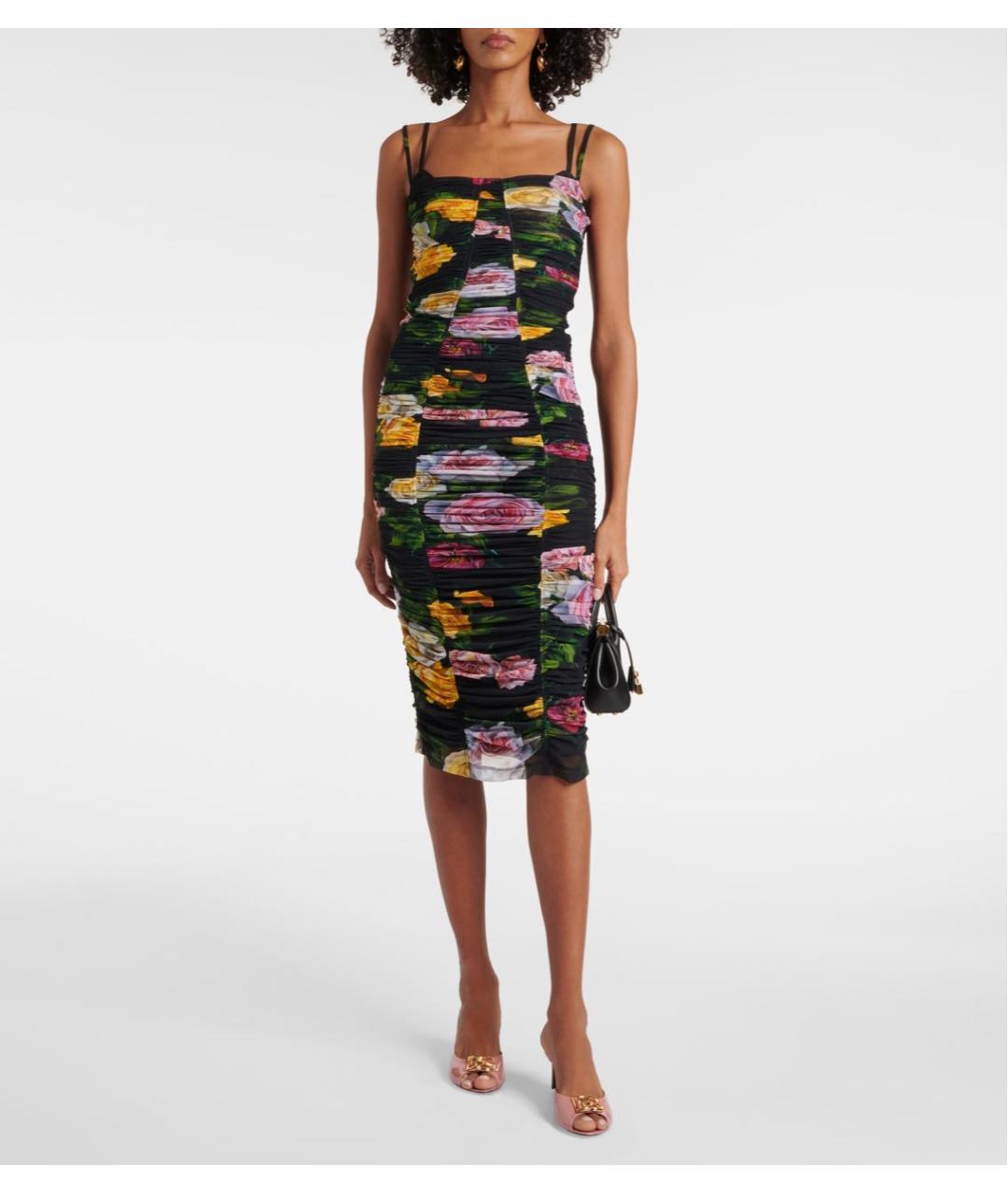 DOLCE&GABBANA Розовые кожаные мюли, фото 3