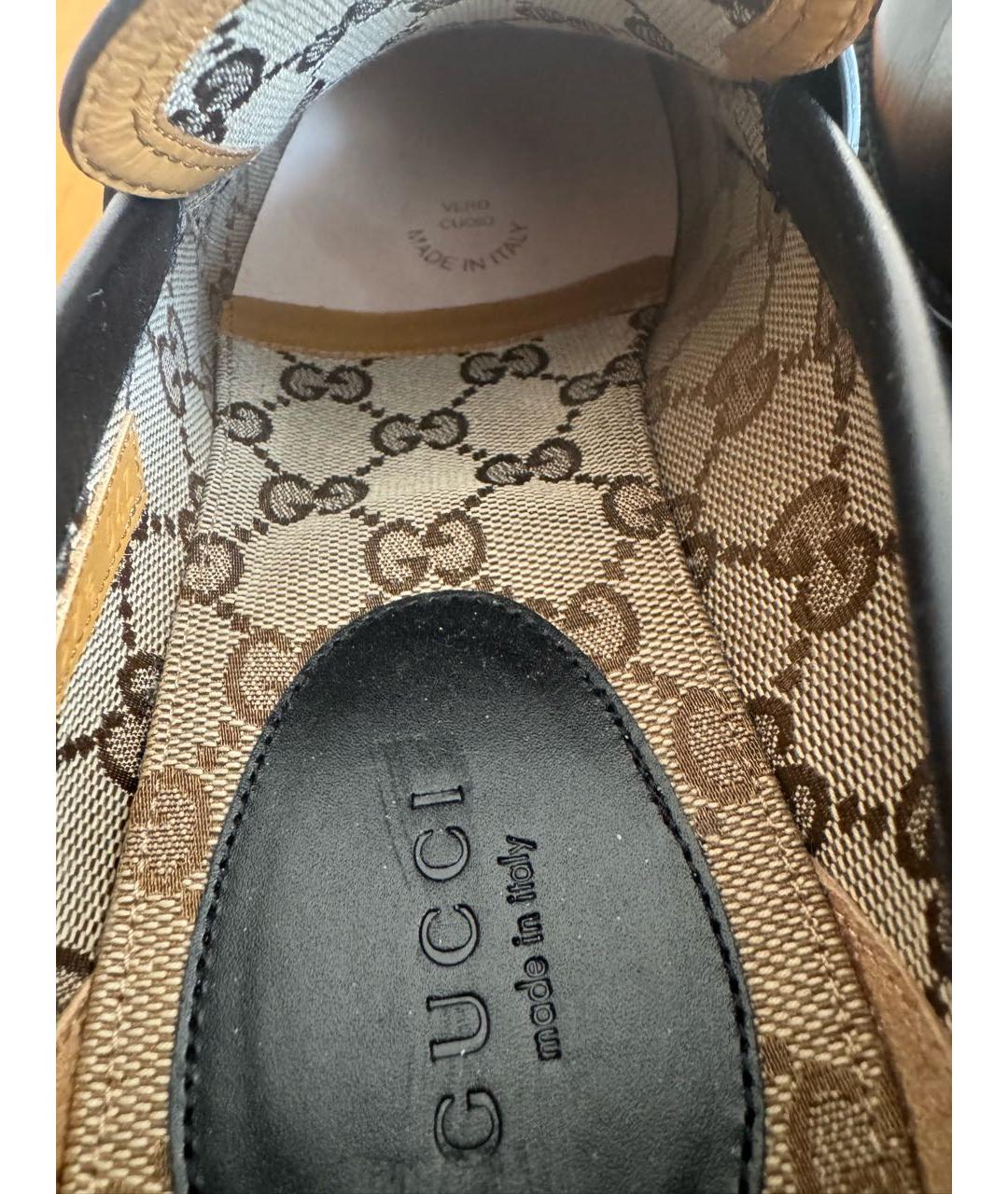 GUCCI Черные кожаные лоферы, фото 7