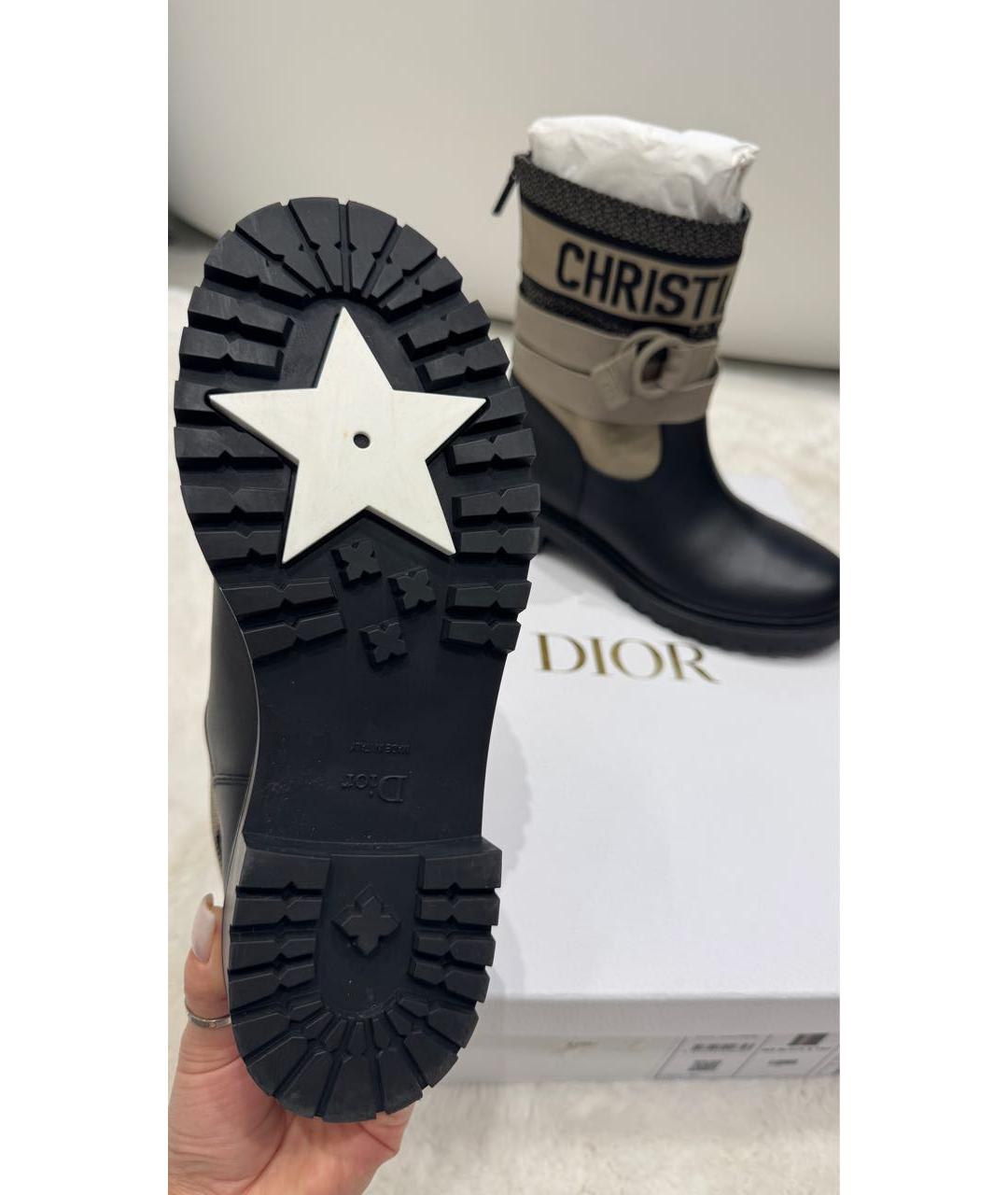 CHRISTIAN DIOR Бежевые полусапоги, фото 6