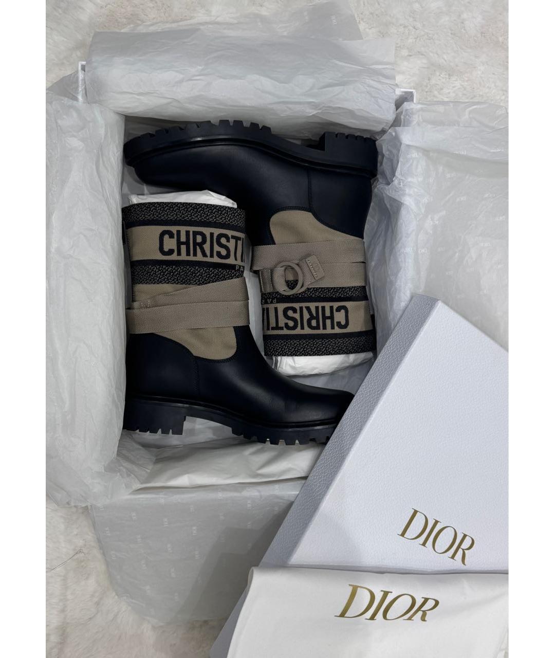 CHRISTIAN DIOR Бежевые полусапоги, фото 7